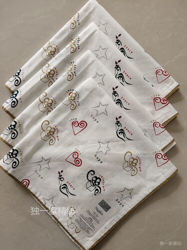 jcpenney餐巾外贸餐垫小方巾全棉