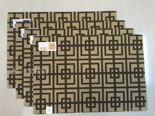 外贸美式餐垫全棉双面西餐桌防滑垫欧式会所隔热垫防烫托盘垫碗垫