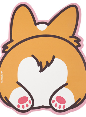 可爱皮质办公鼠标垫小号 女生笔记本电脑PU皮革小垫顺滑防水9725