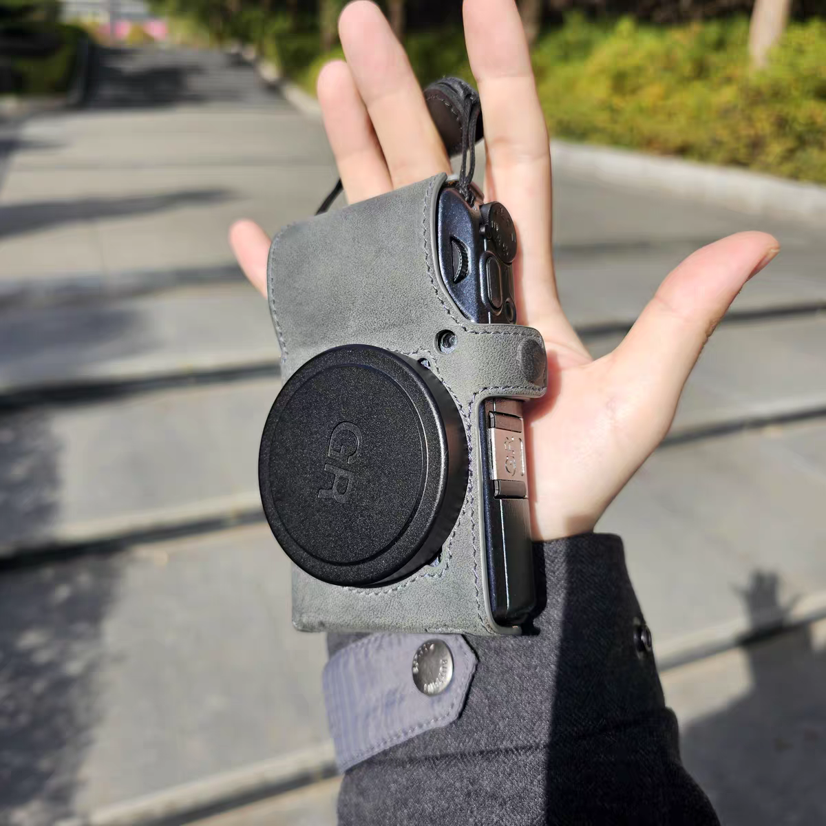 cam-in GR理光GR1GR2GR3相机包手工复古真皮套GR3XHDF保护套便携