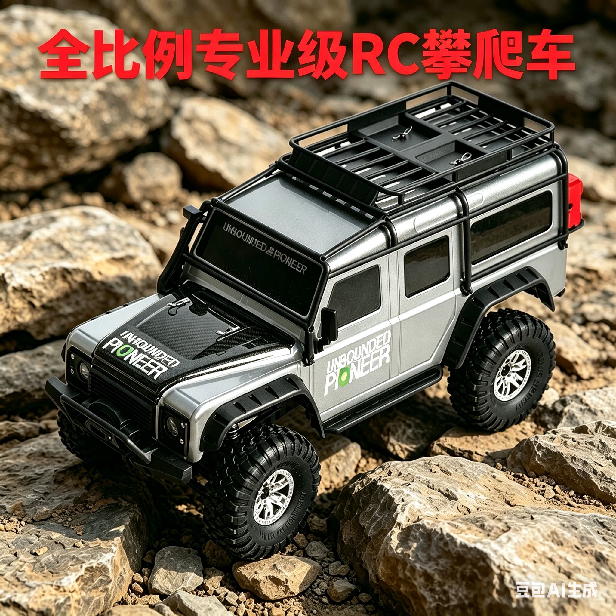 煌博大号1:10全比例四驱攀爬车RC遥控越野车模型玩具ZP1001 1002