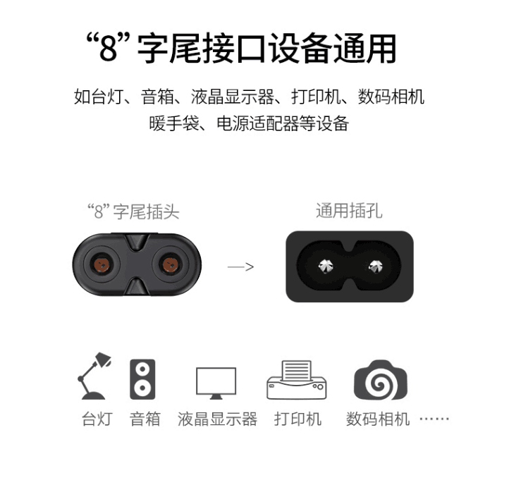 适用惠普DeskJet21301111 1112 2131 2132 1118 2138打印机电源 电子元器件市场 电源线 原图主图