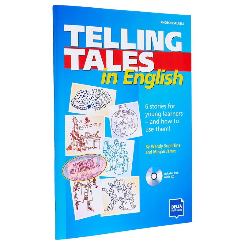 Telling Tales in English Book with photocopiable activites用英语讲故事 附有可复印的活动材料 英文原版进口 大音
