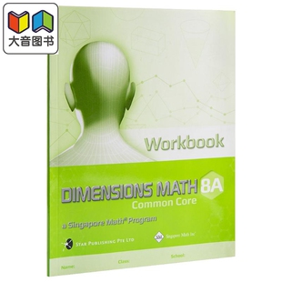 Dimensions Mathematics Common Core Workbook 8A 美国CCSS核心数学练习册8A 新加坡数学 英文原版 大音