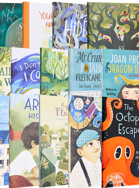 Felicita Sala 精品绘本系列 The Octopus Escapes 八爪鱼大逃亡安徒生最佳插画家得主 名家绘本 精装 3~6岁 英文原版儿童书