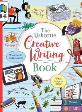 Creative Writing Book 自己写:创意写作 英文原版 进口童书 儿童工具书 故事写作参考书 精品儿童读物 创意写作 大音