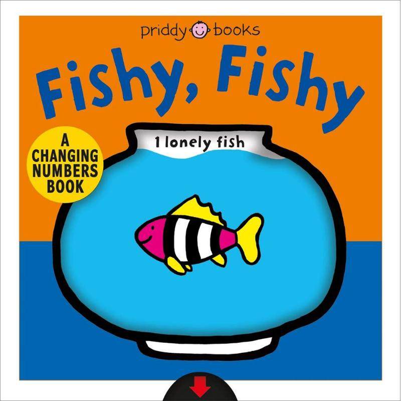 a changing picture book 系列 fishy fishy 鱼游记 变变书变色书