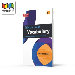 英語練習(xí)冊 Work Intermediate 詞匯 柯林斯攻破你 your Collins 大音 中級B1 英文原版 Vocabulary