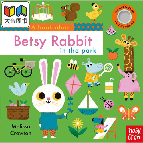 A Book About Betsy Rabbit 贝琪兔 英文原版 进口原版 0岁到2岁 儿童纸板书 Melissa Crowton