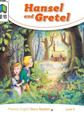 Pearson English kids readers培生小学英语分级绘本3级 汉塞尔与格蕾特Hansel and Gretel 蓝思值490L 中心词600 大音