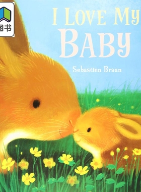I Love My Baby 我爱我的宝贝 英文原版 进口原版 3岁到6岁 儿童图画书 Sebastien Braun