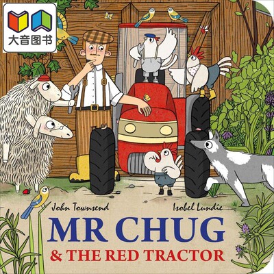 Mr Chug & the Red Tracker lift the flap 翻翻书 朱先生与红卡车英文原版进口图书 儿童绘本纸板书 农场故事 大音