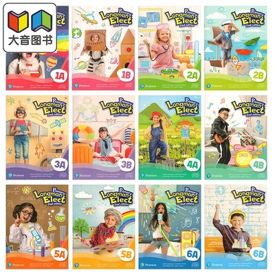 新版香港朗文小学英语教材系列1-6年级合集 Primary Longman Elect 学生课本 英文原版进口图书 第二版 2023版 大音