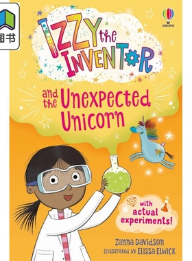 Izzy the Inventor and the Unexpected Unicorn 伊兹与独角兽 英文原版 进口图书 章节故事书 儿童读物 精品童书 大音