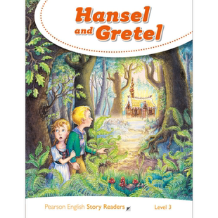 Pearson English kids readers培生小学英语分级绘本3级 汉塞尔与格蕾特Hansel and Gretel 蓝思值490L 中心词600 大音
