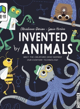 Invented by Animals 动物发明家 英文原版 进口图书 儿童故事绘本 7-10岁 科学创意发明