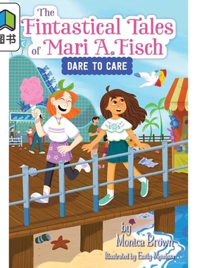 人鱼公主2 Fintastical Tales of Mari A. Fisch #2 英文原版 儿童章节书桥梁书 黑白插图故事 进口童书 6岁以上 大音