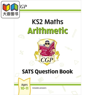 SATS Book 大音 英国CGP教辅 KS2 含答案 Arithmetic 英文原版 11岁 Maths New 算术 Question 新KS2数学SATS问题书