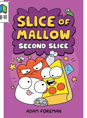 桥梁漫画 零食兵团大冒险2 Slice Of Mallow Vol 2 英文原版小初文学 漫画故事绘本 儿童图像图画小说 进口童书 大音