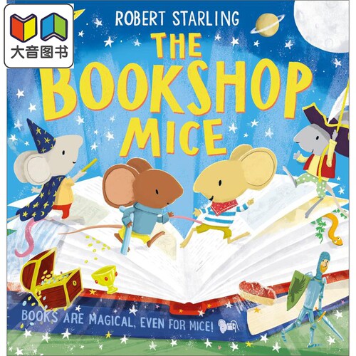 The Bookshop Mice 书店小老鼠 英文原版 儿童绘本 故事绘本 Robert Starling 3-6岁  大音