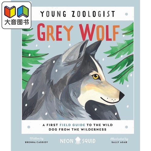 小动物家 大灰狼 Young Zoologist Gray Wolf 英文原版 儿童科普绘本 动物知识百科图画书 精装绘本 进口儿童读物 大音