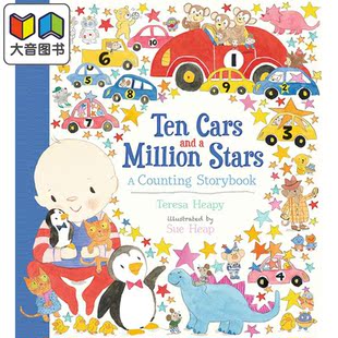 十辆汽车和一百万颗星星 Ten Cars & A Million Stars 英文原版 儿童绘本 亲子图画故事书 进口英文童书 3-6岁 大音