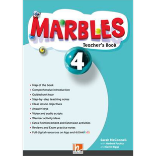 黑布林少儿英语课程 4级别 教师用书（含在线资源）Marbles Teacher’s Book 4 + app + e-zonekids英文原版 教学 大音