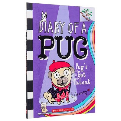 Diary of a Pug 4 哈马狗4 Pugs Got Talent 学乐大树系列 儿童初级章节书桥梁书 530L 英文原版 图像小说7-12岁 大音