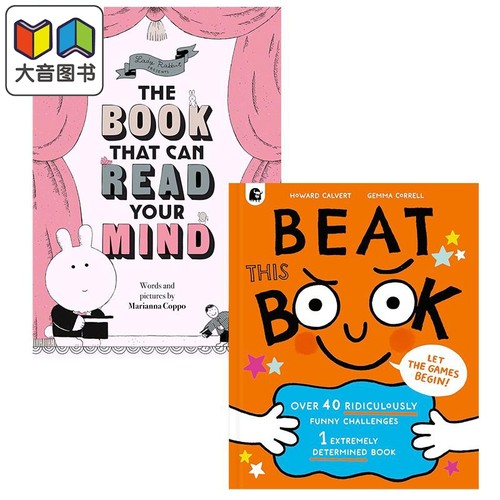 英文原版童书2册儿童绘本益智