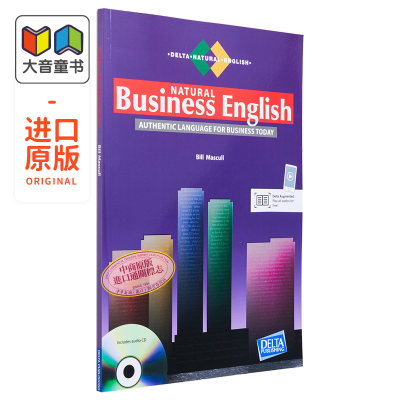 Delta Natural Business English Coursebook Business 商务沟通技巧系列：地道商务英语B2-C1课本 含音频CD 大音