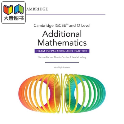 预售 剑桥IGCSE OLevel附加数学备考与练习 含数字版2年 Cambridge IGCSE and O Level Additional Mathematics Exam 大音