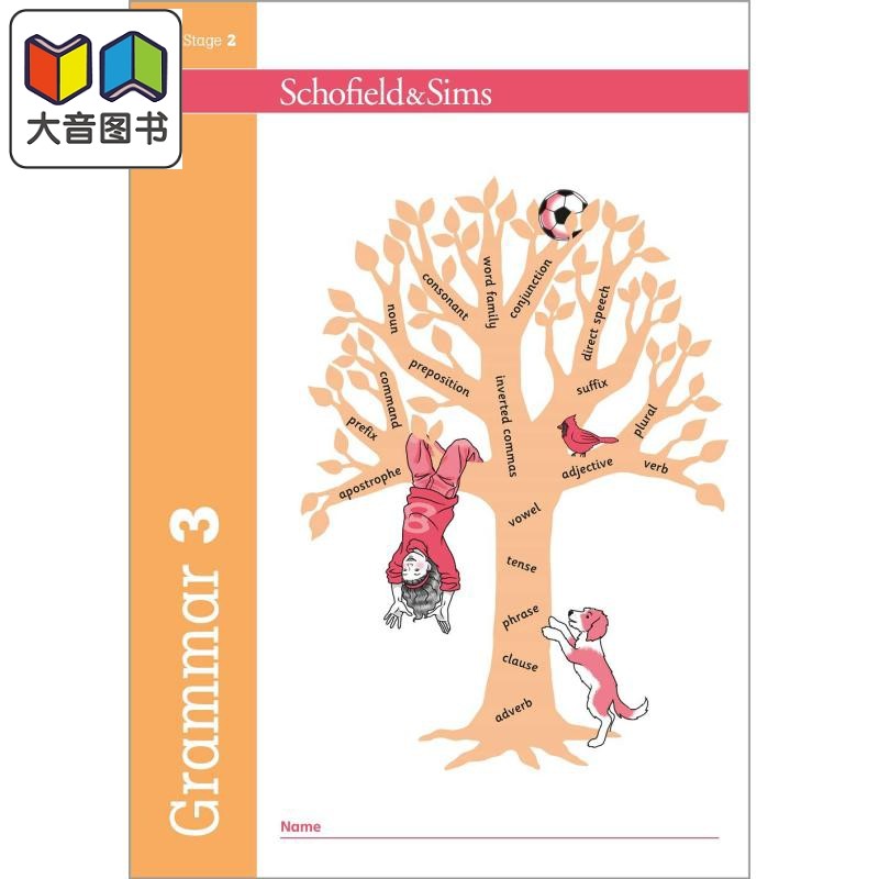 英国S&S教辅 KS2 Grammar 3 语法3 小学3年级 7-8岁 附电子答案 英文原版英语语法标点符号练习 Schofield & Sims 大音