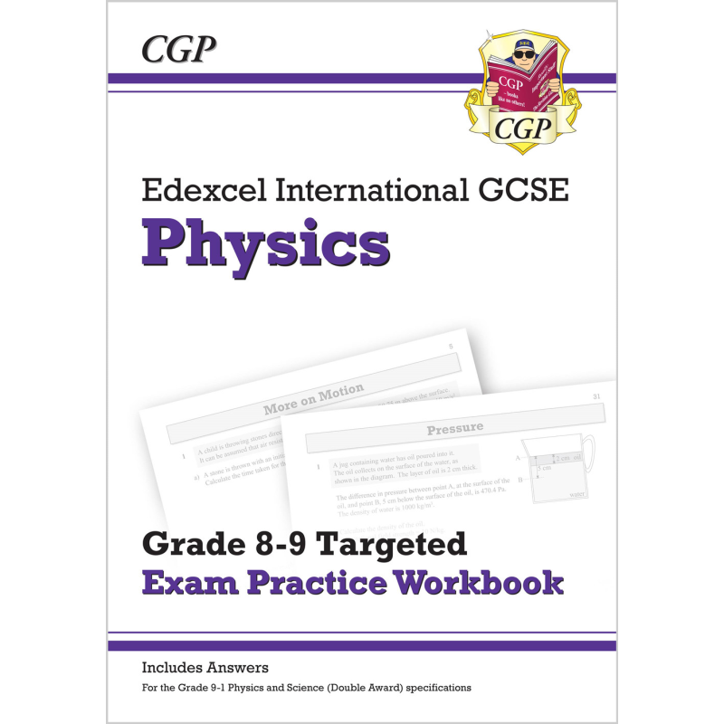 英国原版CGP教辅 Physics GCSE & IGCSE Grade 8-9 Targeted Exam Practice Workbook 含答案英文原版物理爱德思目标考试练习册