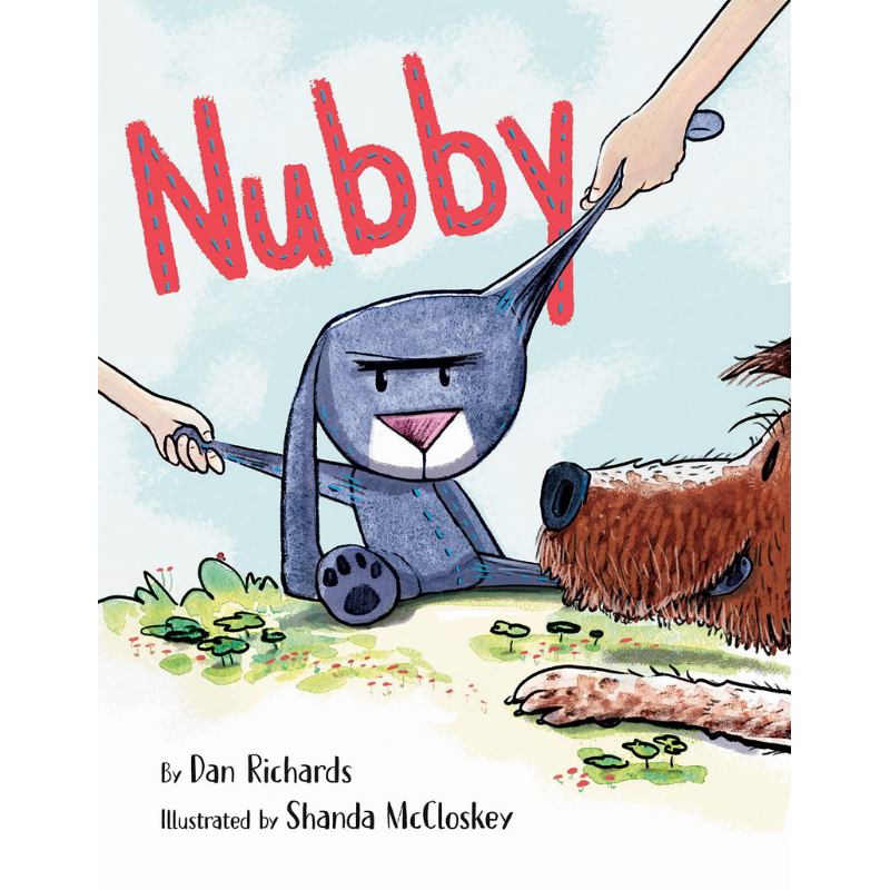 毛绒兔子尼比 Shanda McCloskey Nubby 英文原版 儿童绘本 故事图画书 亲子童书 精装绘本 进口图书 兰登书屋出版 大音