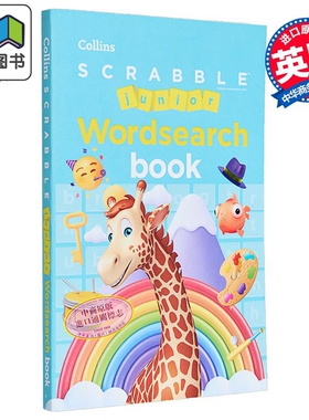 SCRABBLE Junior Wordsearch Book  SCRABBLE 拼字游戏初级读本 英文学习 英文原版  大音
