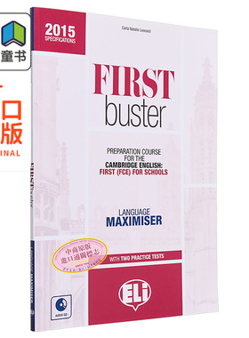 ELI 剑桥FCE考试备考课程 语言练习测试+2张音频CD+答案FIRST BUSTER Language maximizer 英文原版 英语语法词汇 大音