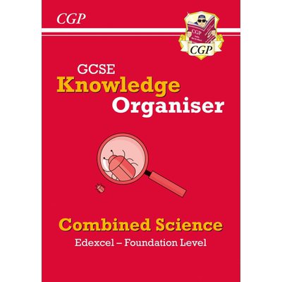 英国原版CGP教辅 New GCSE Combined Science Edexcel Knowledge Organiser Foundation新结合科学知识组织者基础 大音