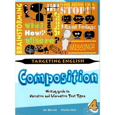 【新加坡英语教材】Targeting English Composition Book 4 目标英语作文4 含答案 小学英语作文写作 7-12岁