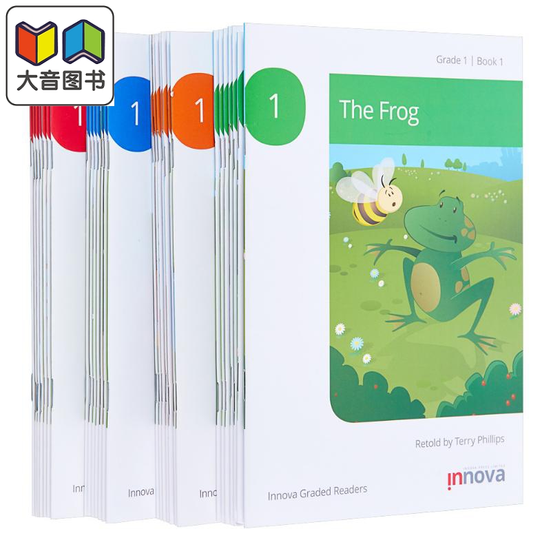 英国Innova 经典民间故事分级阅读读物 幼儿小学英语启蒙学习课外教辅4-12岁 配音频 1234多级别全套28册英文原版 大音