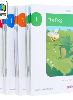 英国Innova 经典民间故事分级阅读读物 幼儿小学英语启蒙学习课外教辅4-12岁 配音频 1234多级别全套28册英文原版 大音