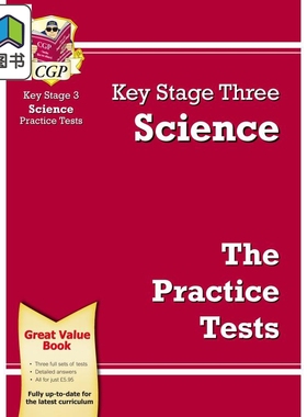 CGP KS3 Science Practice Tests CGP KS3 科学实践测试 英文原版教材 大音
