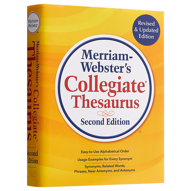 麦林韦氏英语字典词典辞典系列 Merriam Websters Collegiate Thesaurus 大学词源 英英 英文原版进口工具书