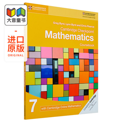 剑桥大学出版Cambridge Checkpoint Mathematics Coursebook 7初中数学课程七年级