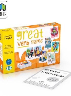 THE GREAT VERB GAME New edition 伟大的动词游戏 英文原版 中小学英语教辅教材工具书 ELI LANGUAGE GAMES 大音