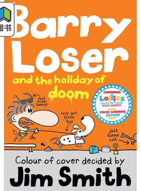 倒霉蛋巴里 巴里的假期 The Barry Loser Barry Loser and the Holiday of Doom英文原版 儿童插画故事 幽默笑话 大音