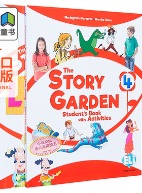 ELI YLE KET 适用 STORY GARDEN INTERN  STUDENTS PACK 英文原版 剑桥少儿英语 学生书 4 含音视频和在线练习资源