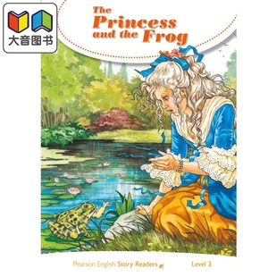 Pearson English kids reade培生小学英语分级绘本3级 公主与青蛙The Princess and the Frog蓝思值480L中心词600 大音