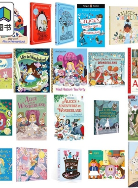 爱丽丝梦游仙境Alice's Adventures in Wonderland 刘易斯卡罗尔Lewis Carroll 经典儿童文学故事 英文原版进口书 大音