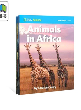 National Geographic Science L1 Animals美国国家地理科学入门1级动物读本5册蓝思BR幼儿园小学12年级含音频 大音