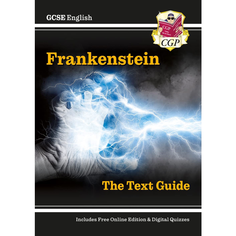 英国原版CGP教辅 New GCSE English Text Guide Frankenstein 新版英语文学指南 科学怪人 包括在线版和测验 大音